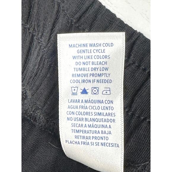 Splendid Black Joggers Elastic Waist High Rise Straps Stretch Athletic Casual S - Picture 6 of 10